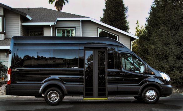2015 Ford Transit 350 Wagon EL XLT Executive Shuttle for Sale in Chico, CA - Photo 2