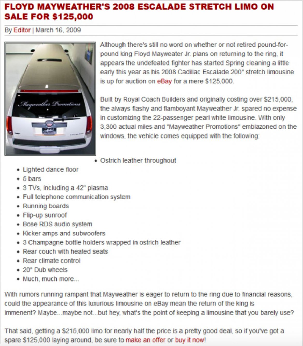SUV Stretch for Sale in Omaha, NE - Photo 20