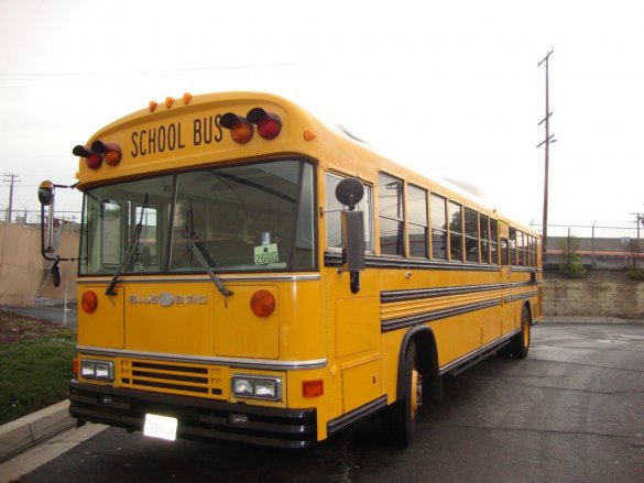 1993 Blue Bird All American /All Canadian School Bus Shuttle Bus for Sale in Carson, CA - Photo 2