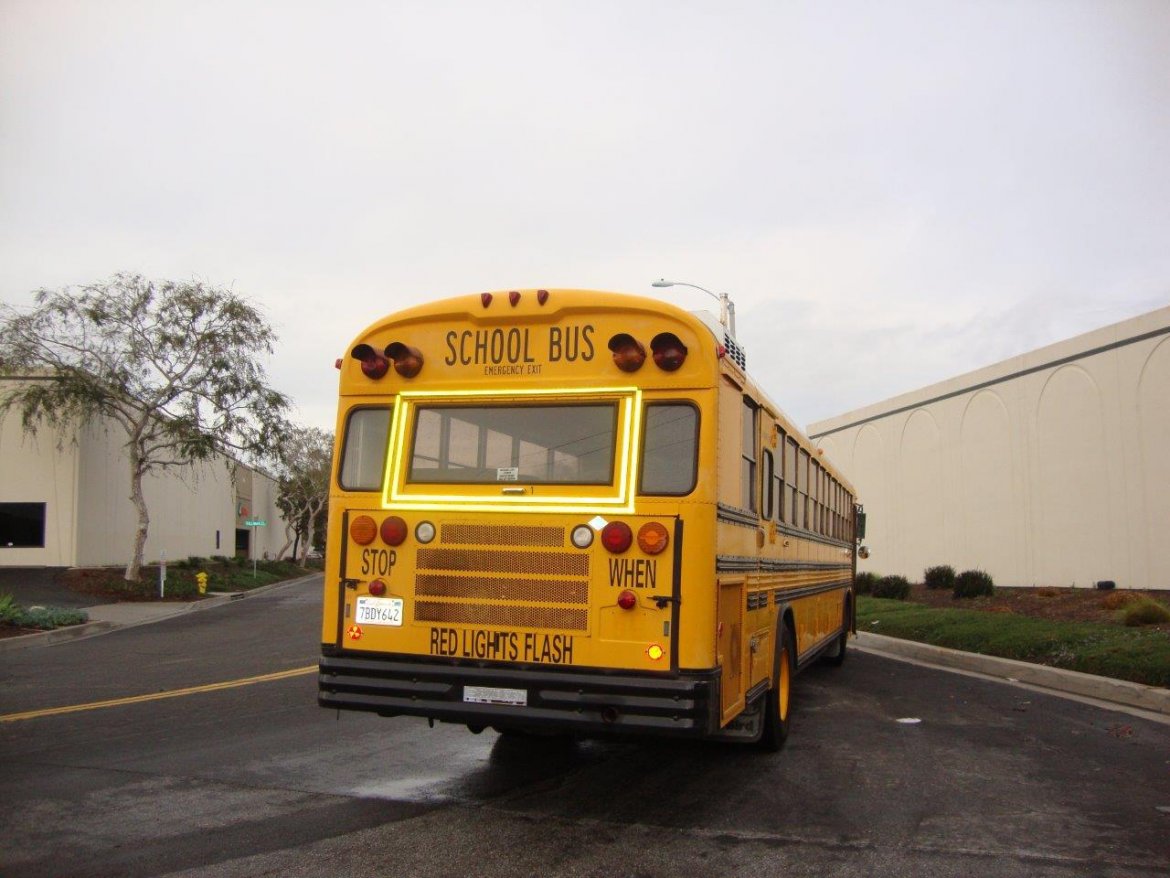 bluebird school bus driver seat