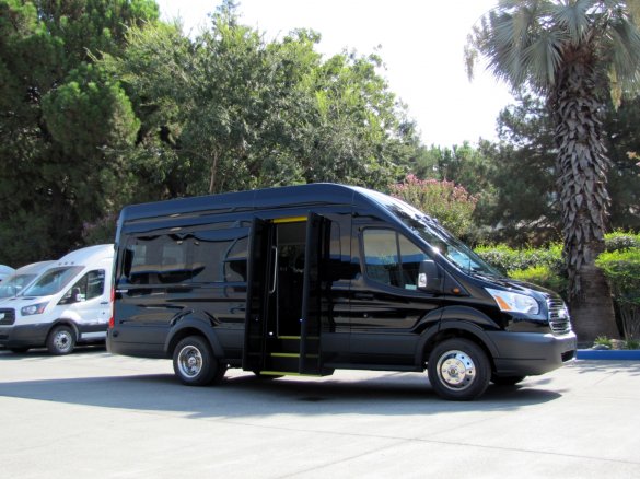 2018 Ford Transit 350 Wagon EL XLT Shuttle Bus for Sale in Chico, CA - Photo 2