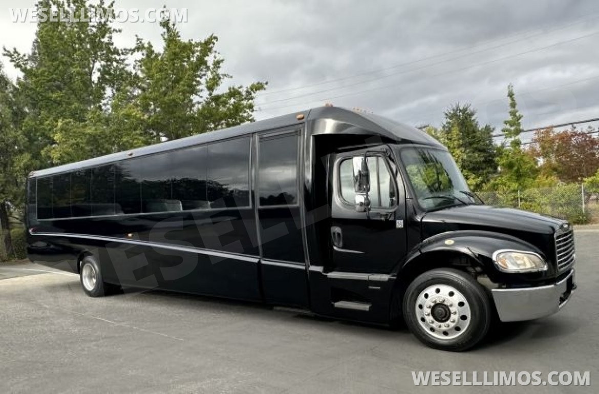 Executive Shuttle for sale: 2014 Freightliner M2 35-39 Passenger (Sliding Rear Wall) Executive Shuttle by Grech