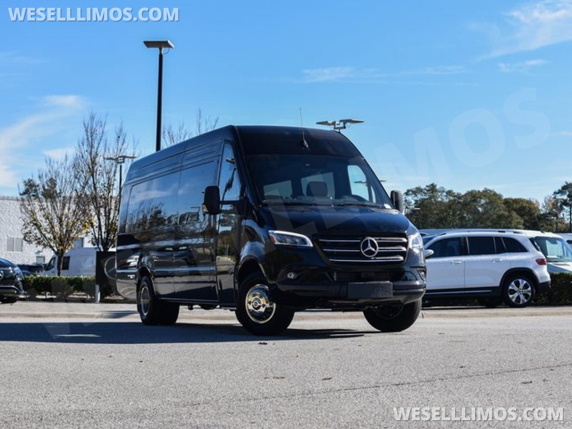 Sprinter for sale: 2024 Mercedes-Benz LA West 15 Passenger Shuttle European Portal Door by LA West Coaches