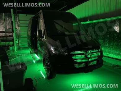 2025 Mercedes Sprinter Limo Party Bus - 18 passenger - 5yr / 100k mi Warranty