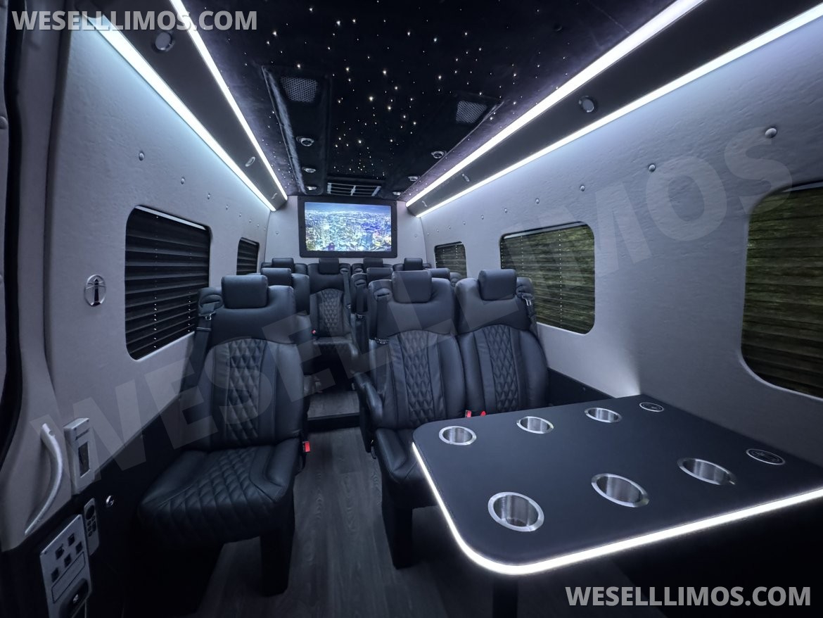 Executive Shuttle for sale: 2025 Mercedes-Benz Sprinter 3500 170extended by Clean Ride Customs