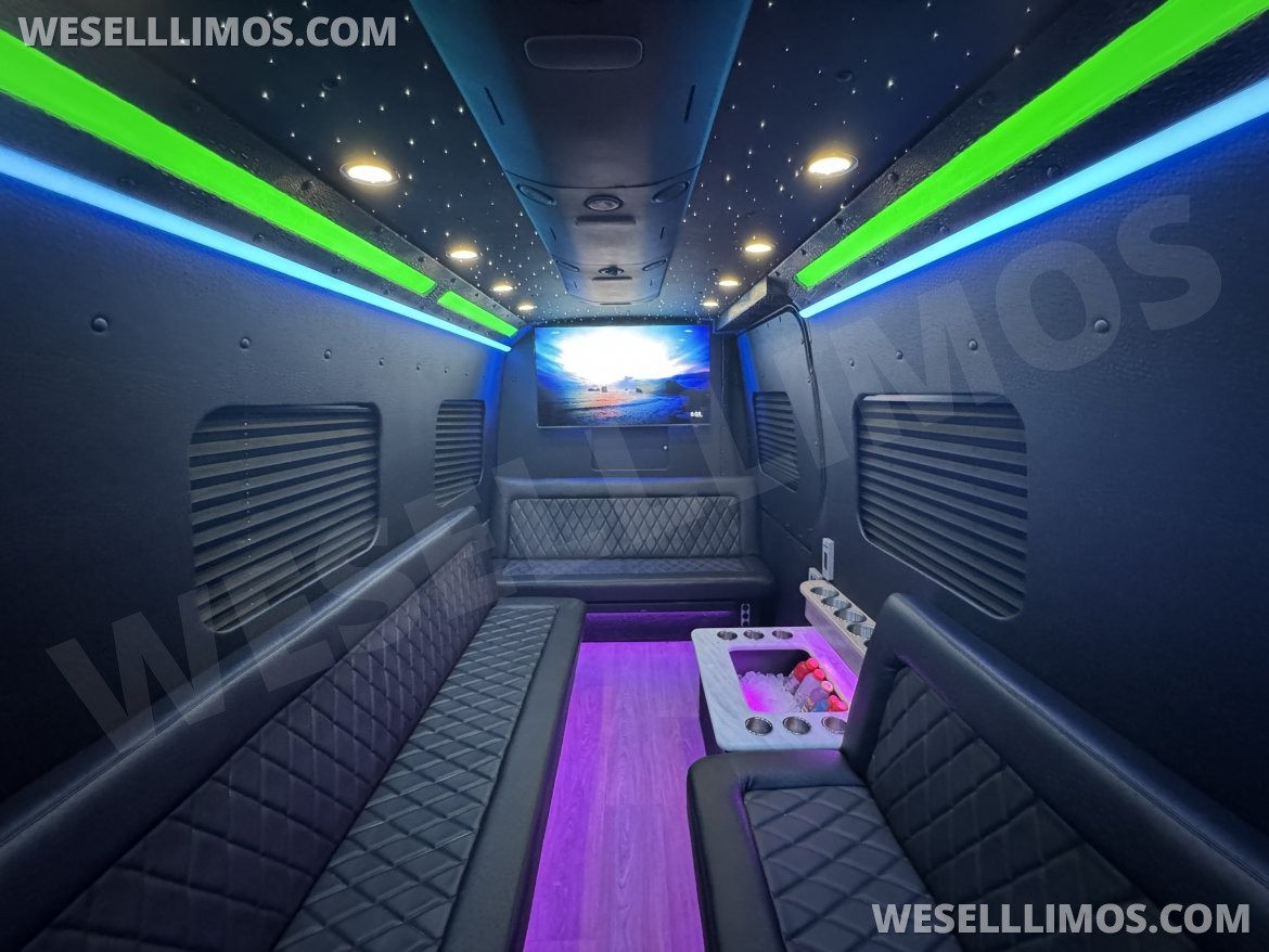 Limo Bus for sale: 2025 Mercedes-Benz Sprinter 3500 170extended by Clean Ride Customs
