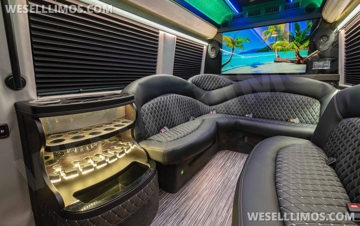 Limo Bus for sale: 2025 Mercedes-Benz Sprinter 3500 Ext by Executive Coach Builders