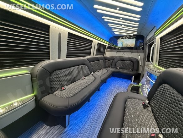 2025 First Class Customs, Inc. Mercedes-Benz 14 Passenger Limo Sprinter