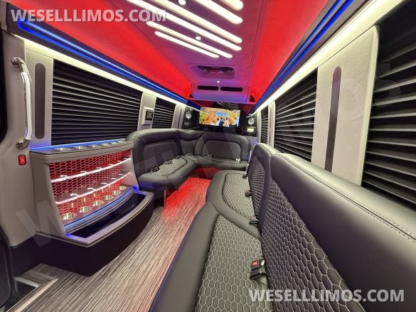 2025 First Class Customs, Inc. Mercedes-Benz 14 Passenger Limo Sprinter