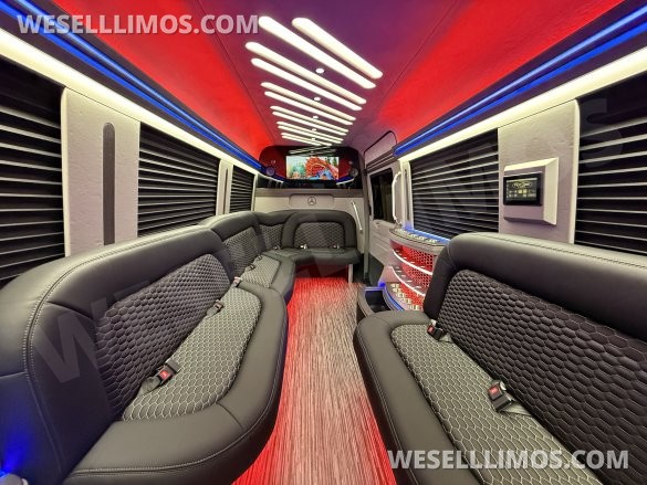 2025 First Class Customs, Inc. Mercedes-Benz 14 Passenger Limo Sprinter