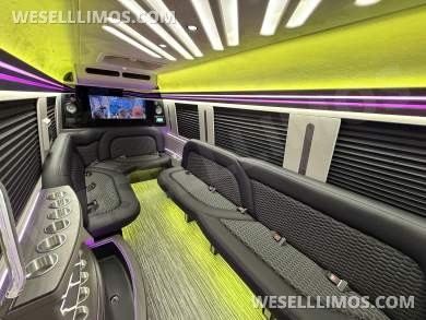 2025 First Class Customs, Inc. Mercedes-Benz 14 Passenger Limo Sprinter