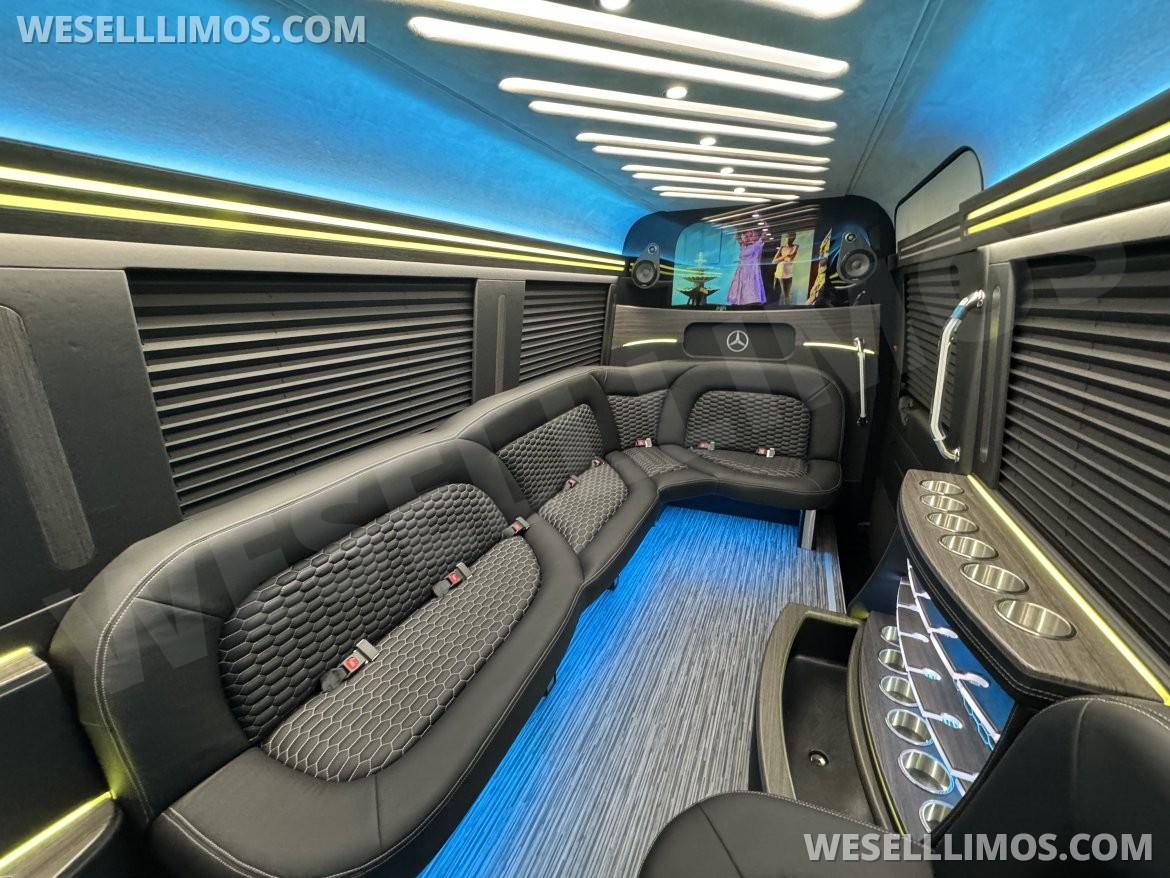 Photo of Sprinter for sale: 2025 Mercedes-Benz 12 Passenger Limo 170" by First Class Customs, Inc.