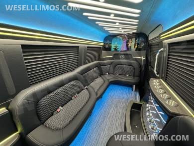 2025 First Class Customs, Inc. Mercedes-Benz 12 Passenger Limo Sprinter