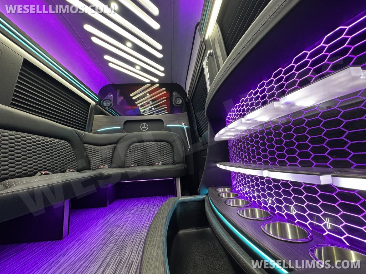 Photo of Sprinter for sale: 2025 Mercedes-Benz 12 Passenger Limo 170" by First Class Customs, Inc.