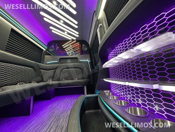 2025 First Class Customs, Inc. Mercedes-Benz 12 Passenger Limo Sprinter