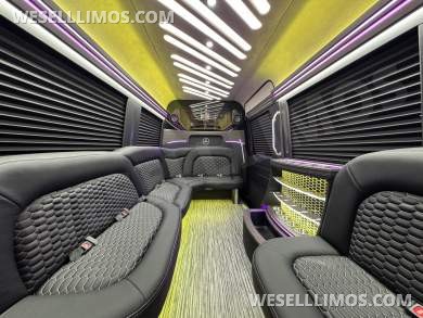 2025 First Class Customs, Inc. Mercedes-Benz 12 Passenger Limo Sprinter