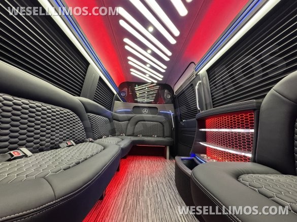 2025 First Class Customs, Inc. Mercedes-Benz 12 Passenger Limo Sprinter