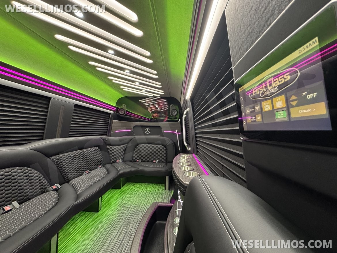 Photo of Sprinter for sale: 2025 Mercedes-Benz 12 Passenger Limo 170" by First Class Customs, Inc.