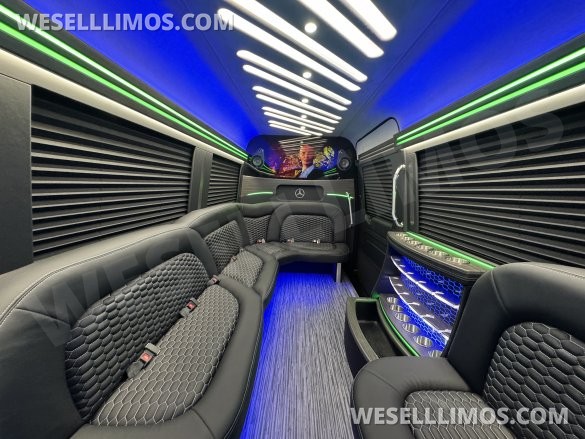 2025 First Class Customs, Inc. Mercedes-Benz 12 Passenger Limo Sprinter