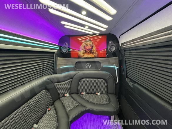 2025 First Class Customs, Inc. Mercedes-Benz 12 Passenger Limo Sprinter