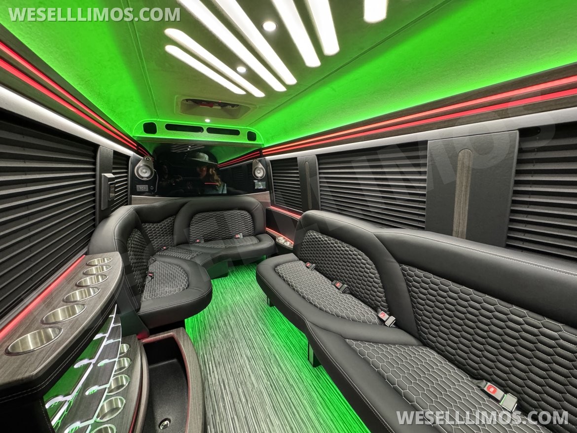 Photo of Sprinter for sale: 2025 Mercedes-Benz 12 Passenger Limo 170" by First Class Customs, Inc.