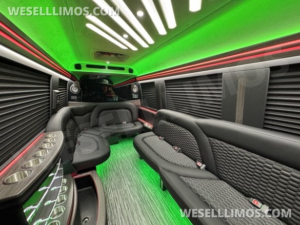 2025 First Class Customs, Inc. Mercedes-Benz 12 Passenger Limo Sprinter