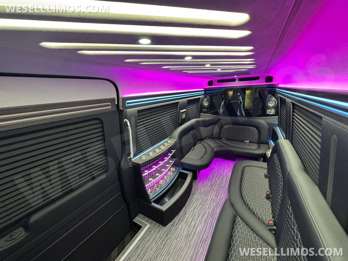 Photo of Sprinter for sale: 2025 Mercedes-Benz 12 Passenger Limo 170" by First Class Customs, Inc.