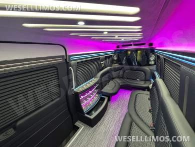 2025 First Class Customs, Inc. Mercedes-Benz 12 Passenger Limo Sprinter