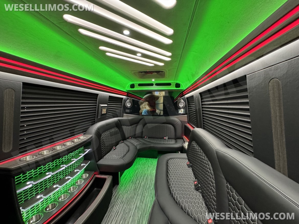 Photo of Sprinter for sale: 2025 Mercedes-Benz 12 Passenger Limo 170" by First Class Customs, Inc.