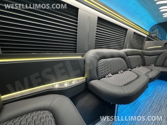 2025 First Class Customs, Inc. Mercedes-Benz 12 Passenger Limo Sprinter