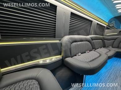 2025 First Class Customs, Inc. Mercedes-Benz 12 Passenger Limo Sprinter
