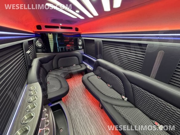 2025 First Class Customs, Inc. Mercedes-Benz 12 Passenger Limo Sprinter