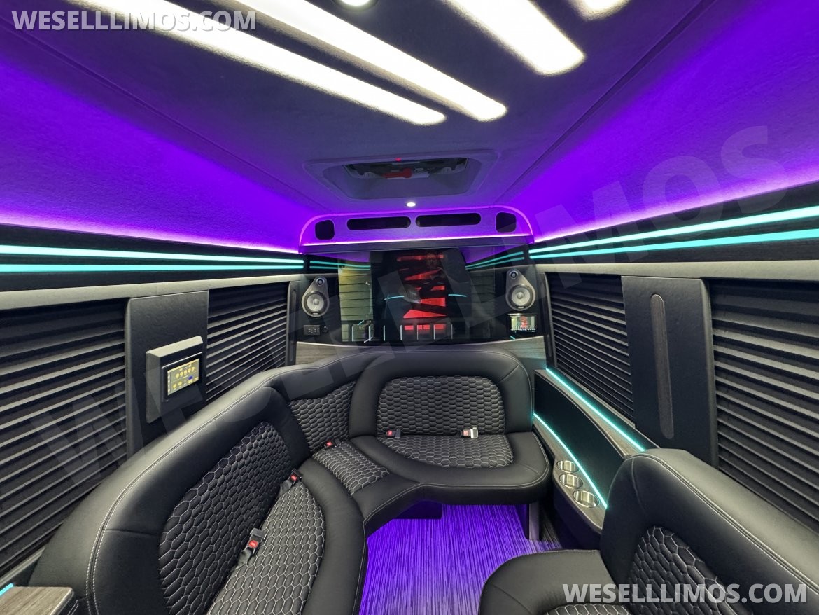 Photo of Sprinter for sale: 2025 Mercedes-Benz 12 Passenger Limo 170" by First Class Customs, Inc.