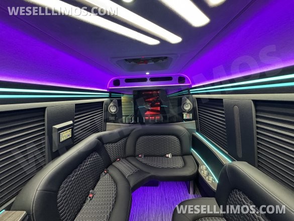 2025 First Class Customs, Inc. Mercedes-Benz 12 Passenger Limo Sprinter