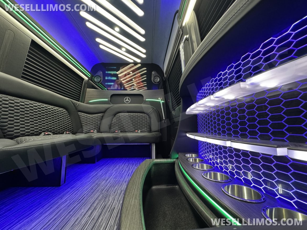 Photo of Sprinter for sale: 2025 Mercedes-Benz 12 Passenger Limo 170" by First Class Customs, Inc.
