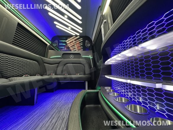 2025 First Class Customs, Inc. Mercedes-Benz 12 Passenger Limo Sprinter