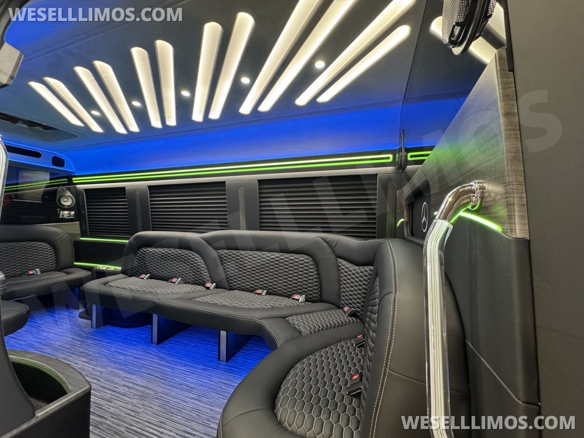 Photo of Sprinter for sale: 2025 Mercedes-Benz 12 Passenger Limo 170" by First Class Customs, Inc.