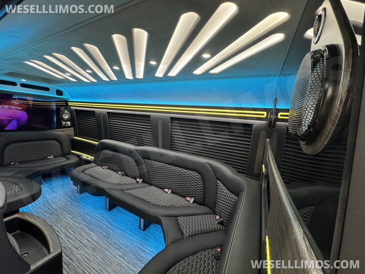 Photo of Sprinter for sale: 2025 Mercedes-Benz 12 Passenger Limo 170" by First Class Customs, Inc.