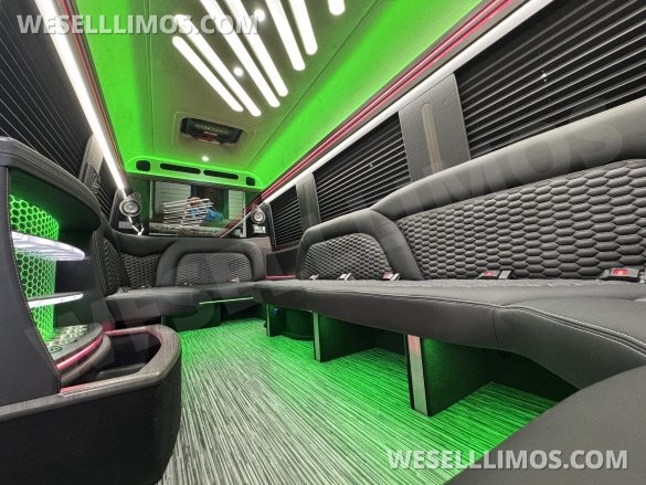 2025 First Class Customs, Inc. Mercedes-Benz 12 Passenger Limo Sprinter
