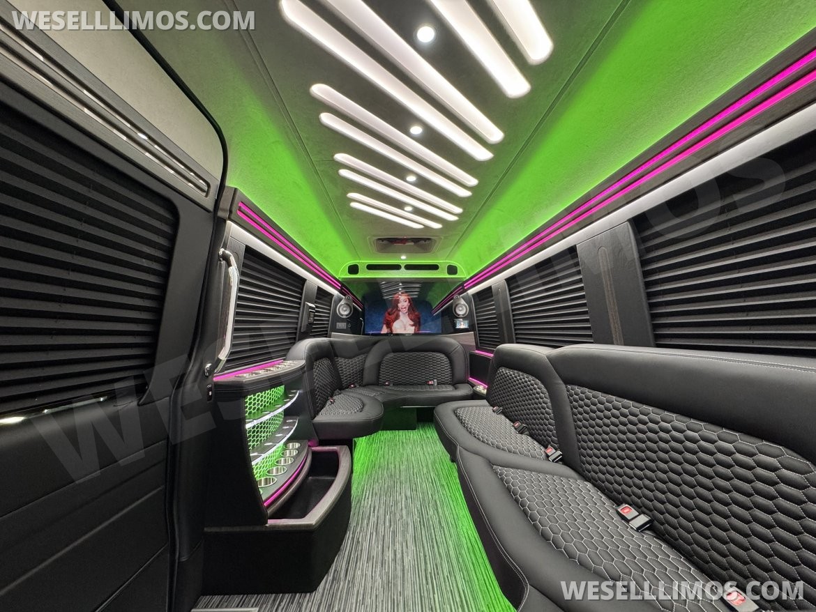 Photo of Sprinter for sale: 2025 Mercedes-Benz 12 Passenger Limo 170" by First Class Customs, Inc.
