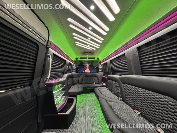 2025 First Class Customs, Inc. Mercedes-Benz 12 Passenger Limo Sprinter