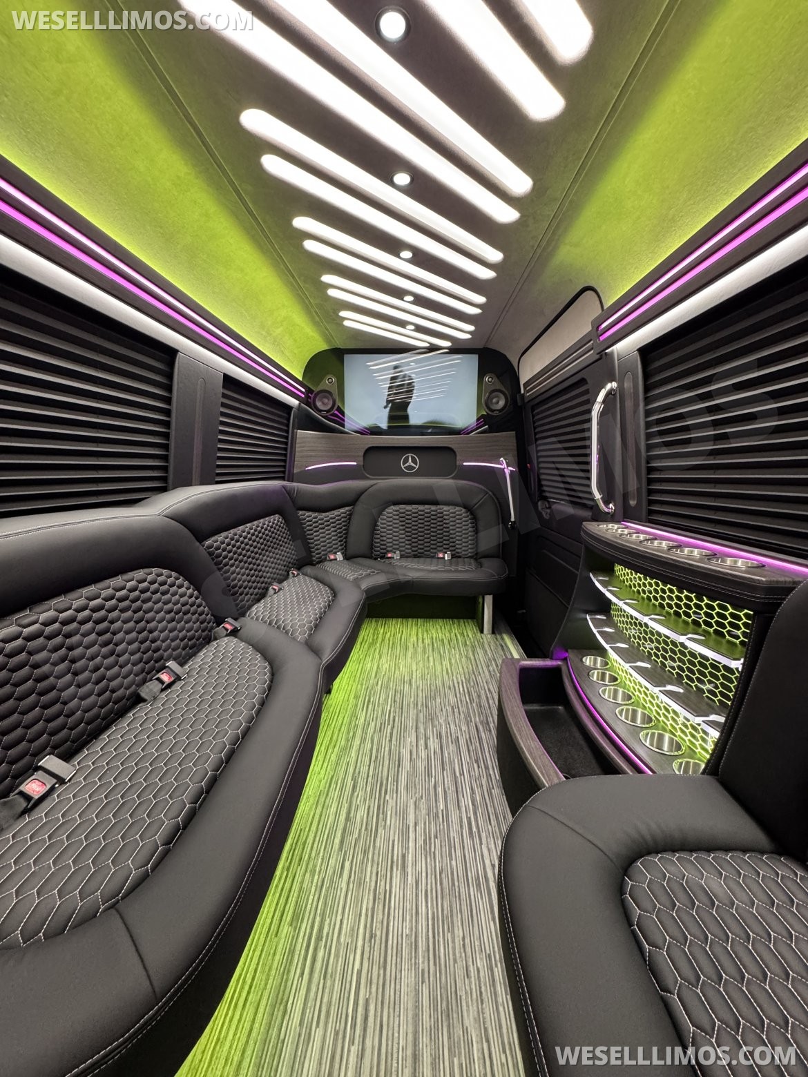 Photo of Sprinter for sale: 2025 Mercedes-Benz 12 Passenger Limo 170" by First Class Customs, Inc.