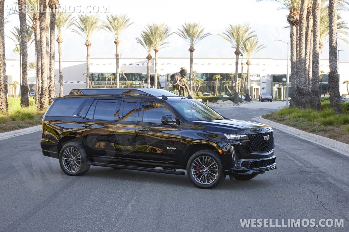 CEO SUV Mobile Office for sale: 2023 Cadillac Escalade V 249&quot; by Quality Coachworks