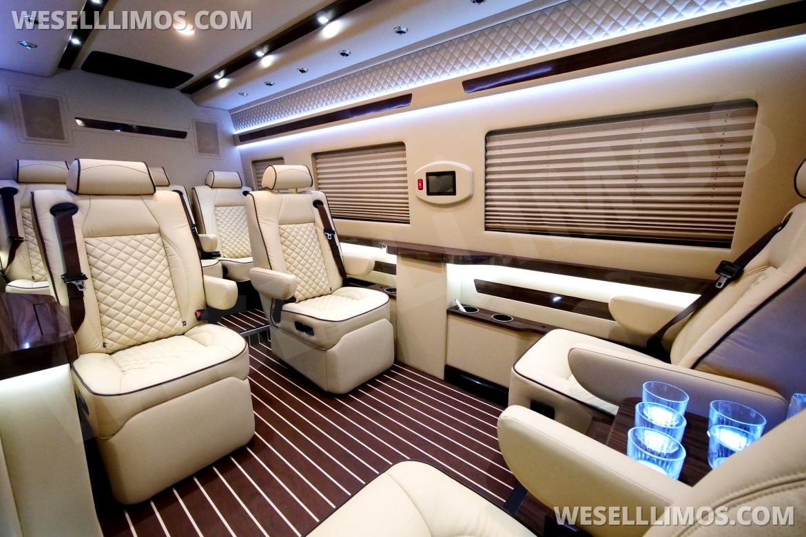 Limousine for sale: 2024 Mercedes-Benz Sprinter 170&quot; 3500 by HQ Custom Design Inc