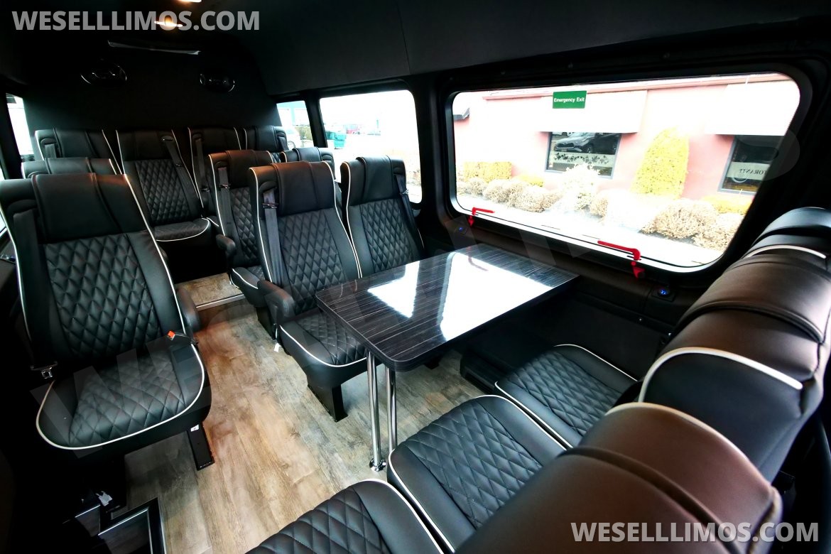 Shuttle Bus for sale: 2025 Mercedes-Benz Sprinter 170&quot; 3500 by HQ Custom Design Inc