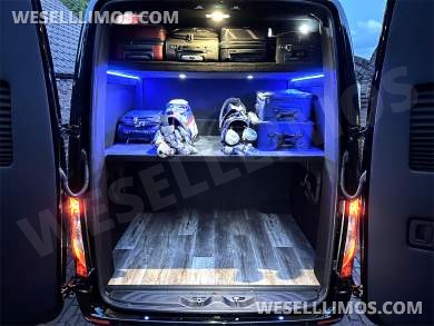 2024 15 Passenger Massive Trunk Road Liner 747 Auto Elite Mercedes-Benz Sprinter