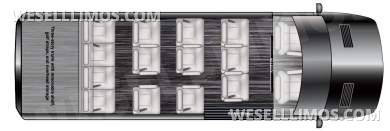 2024 15 Passenger Massive Trunk Road Liner 747 Auto Elite Mercedes-Benz Sprinter