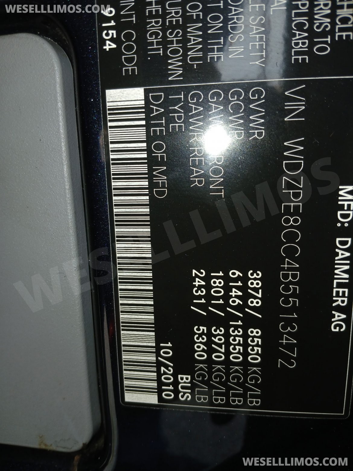 Photo of Sprinter for sale: 2011 Mercedes-Benz SPRINTER by factory