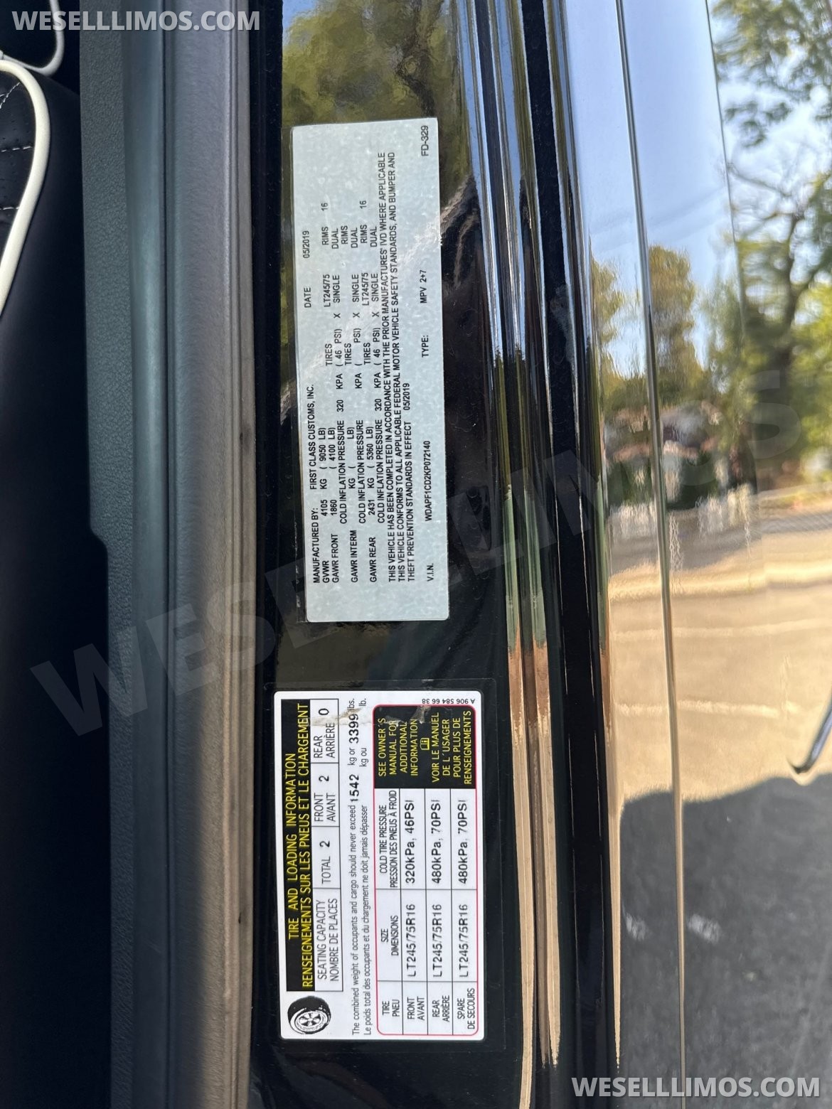 Photo of Sprinter for sale: 2019 Mercedes-Benz Sprinter 170&quot; by First Class Customs