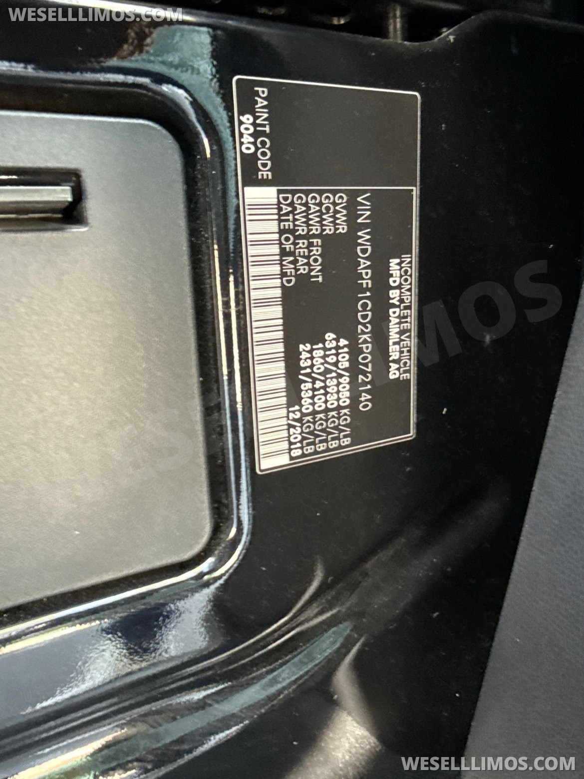 Photo of Sprinter for sale: 2019 Mercedes-Benz Sprinter 170&quot; by First Class Customs